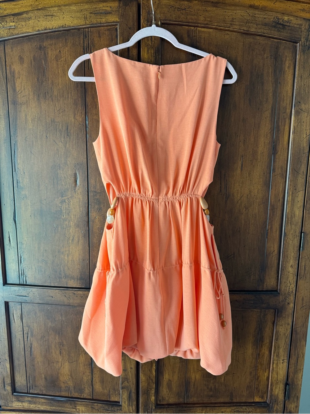 Jonathan Simkhai Romy Mini Dress in Sunset Size 4 - Picture 5 of 6
